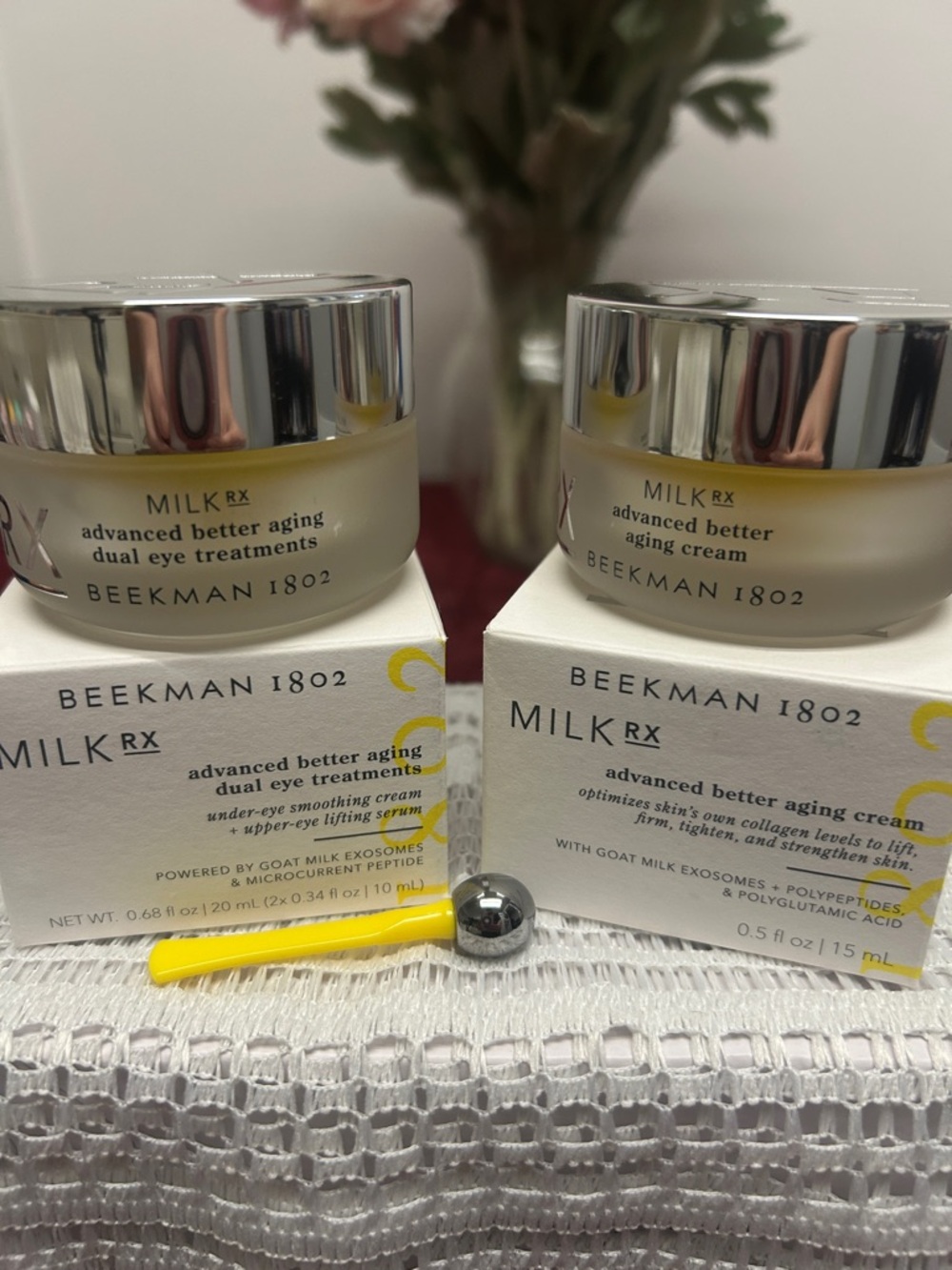 Beekman 1802 Milk RX Advanced Better Aging Cream & Dual Eye Treatments